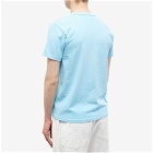 Velva Sheen Men's Pigment Dyed Pocket T-Shirt in Rain