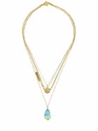 PANCONESI Famiglia Multi Wire Necklace with Charm