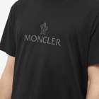 Moncler Men's Matt Logo T-Shirt in Black
