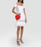 Alaïa Le Cœur patent leather shoulder bag