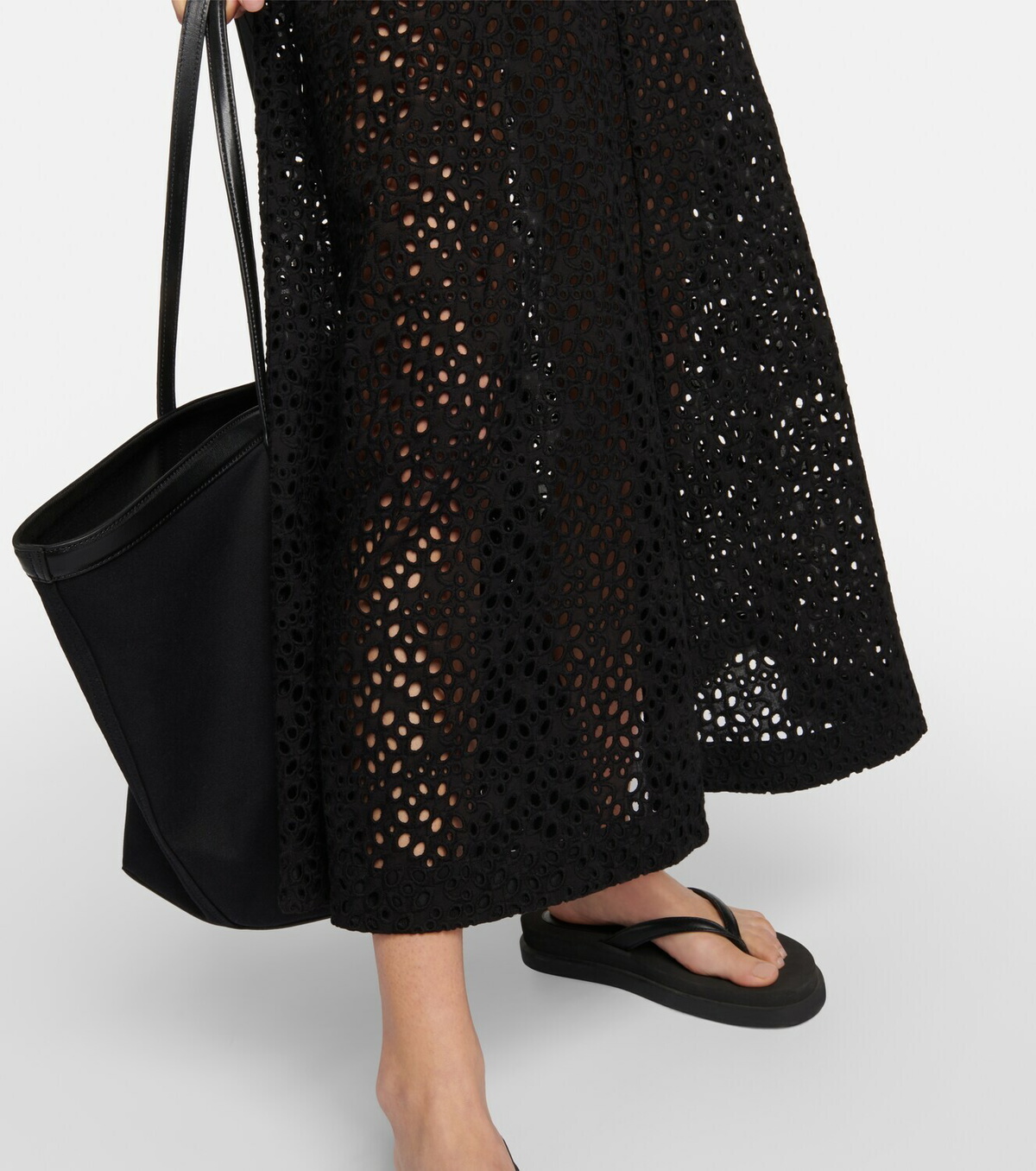Toteme Broderie anglaise cotton maxi dress
