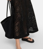 Toteme Broderie anglaise cotton maxi dress