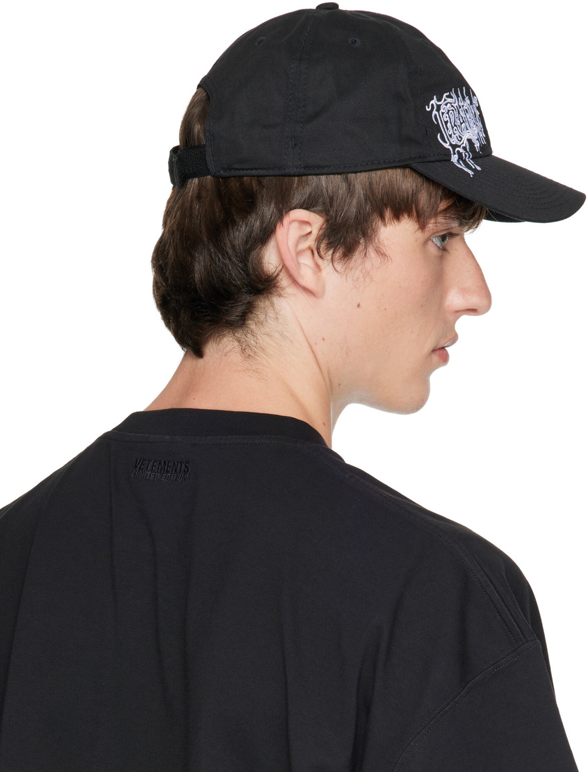 VETEMENTS Black Cradle of Filth Edition Cap Vetements