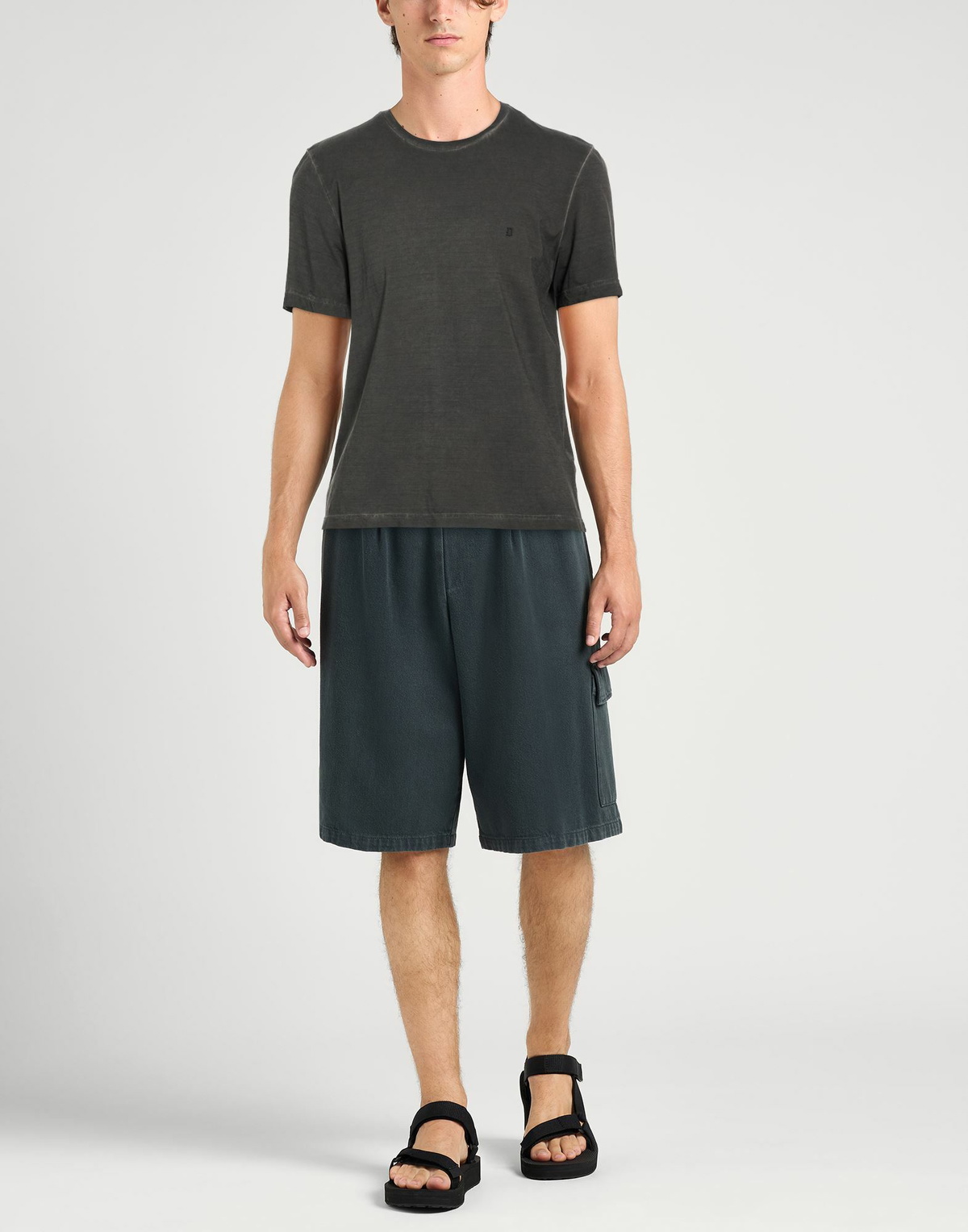 Dondup Mens T-shirt Dark in Brown