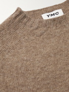 YMC - Suedehead Wool Sweater - Brown