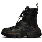 Dr. Martens Black DMXL 8-Eye Leather Boots