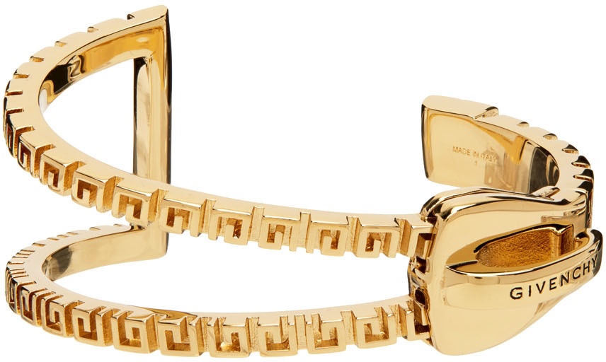 Photo: Givenchy Gold G Zip Bracelet