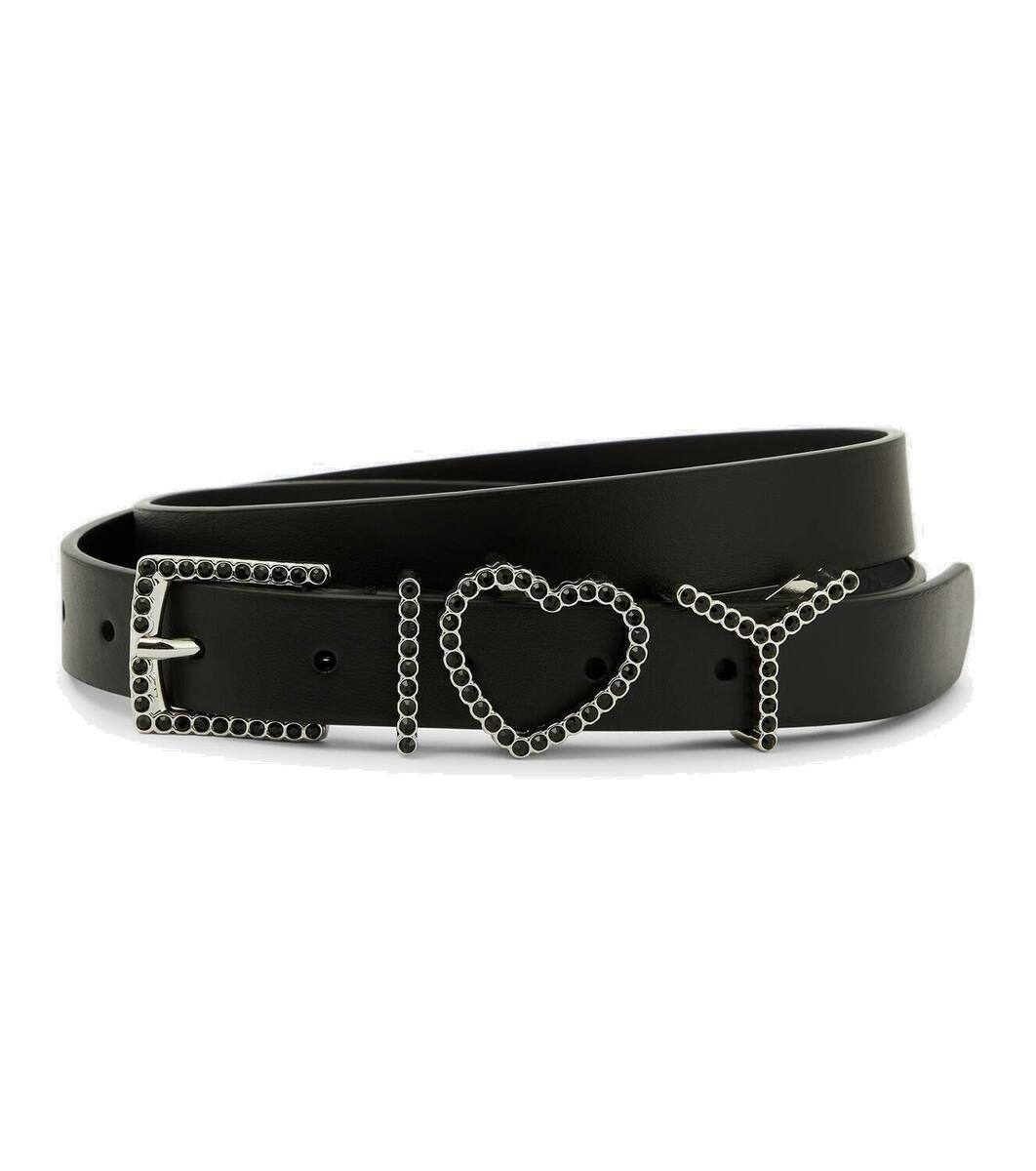 y/project I❤︎U ベルト Y Heart Belt 25mm Y/Project Y Heart embellished leather belt Y/Project