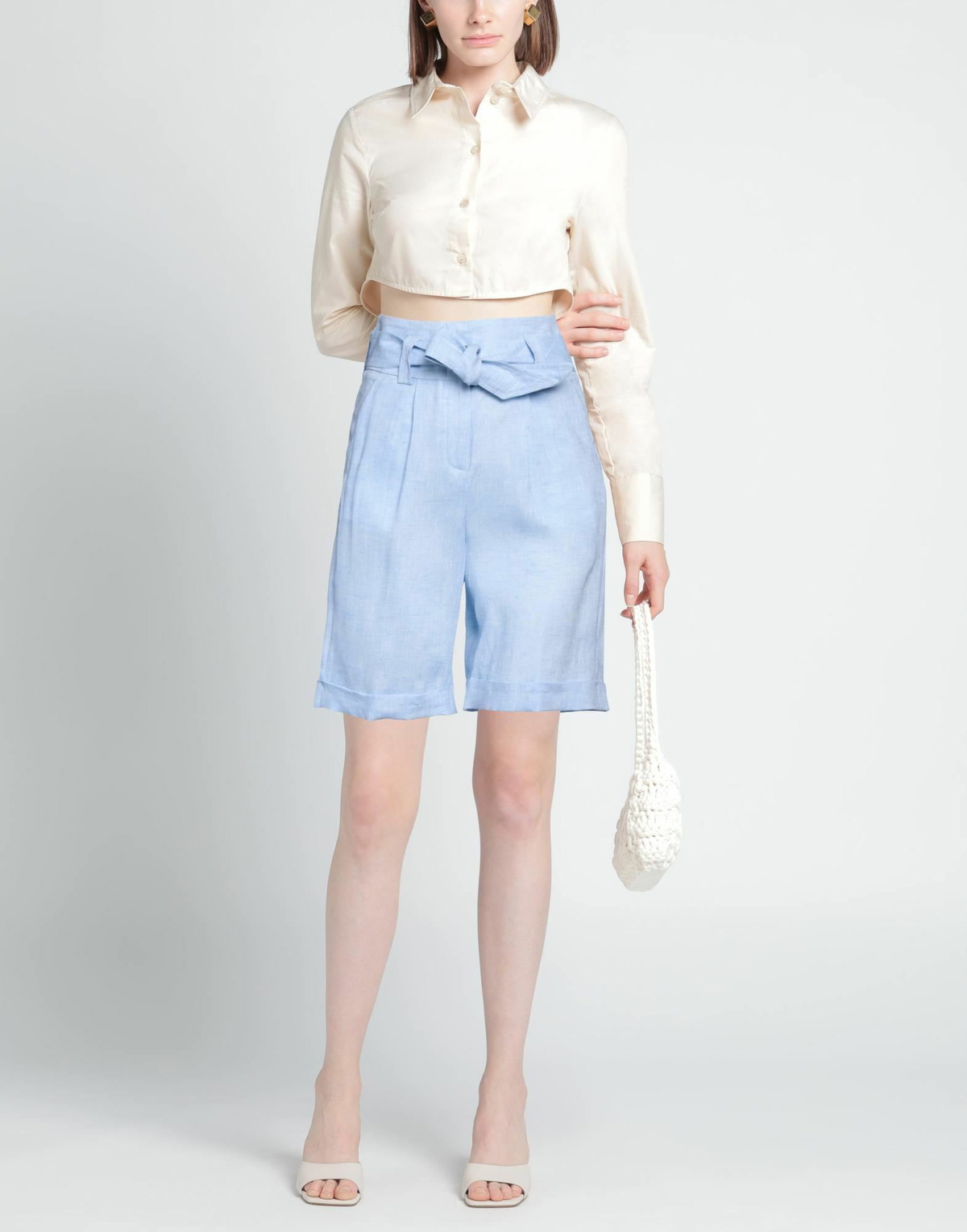 Peserico Womens Shorts & Bermuda Shorts Sky in Blue