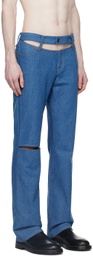 K.NGSLEY Blue Raver Jeans
