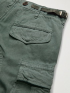 Visvim - Eiger Sanction Garment-Dyed Cotton-Twill Cargo Trousers - Green