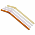 HAY Sip Swirl Straw - Set of 4 in Opaque Mix 