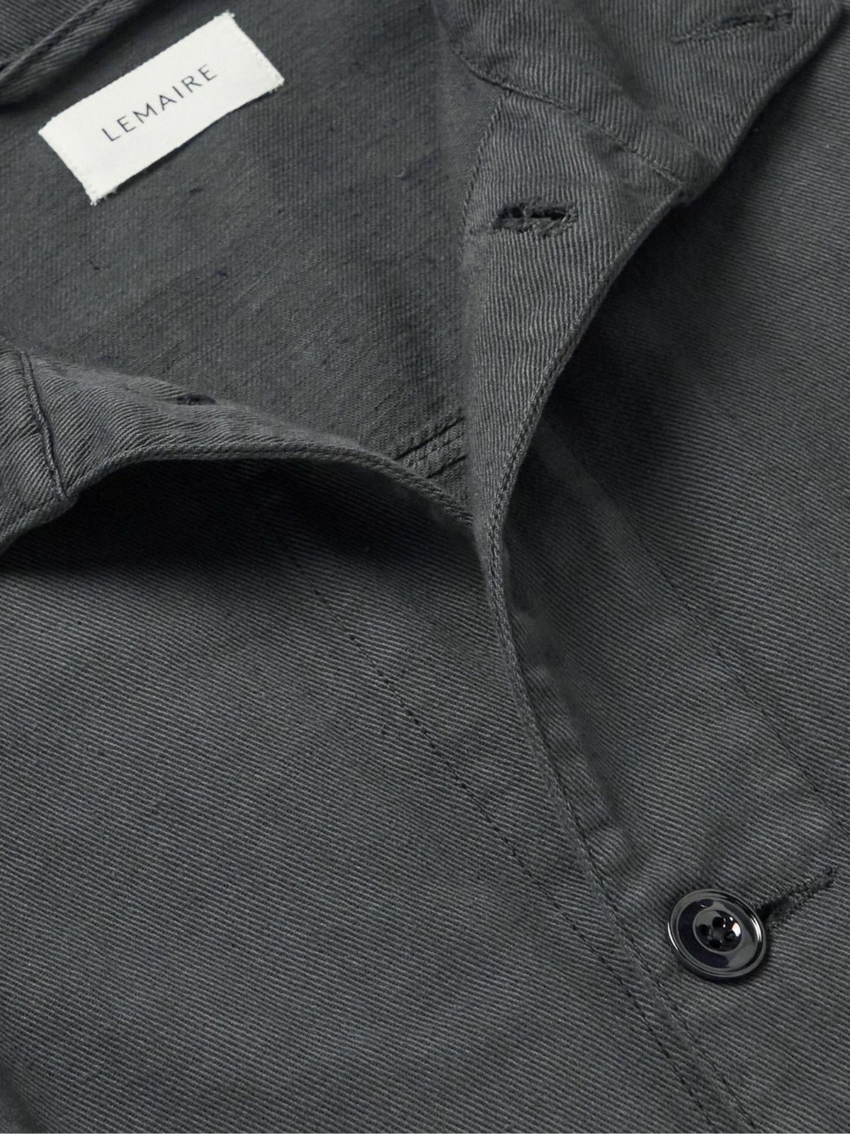 Lemaire - Garment-Dyed Denim Overshirt - Gray Lemaire
