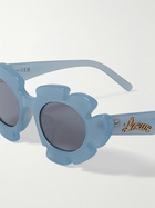 LOEWE - Paula's Ibiza Flower Oval-Frame Acetate Sunglasses
