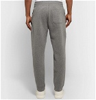 Berluti - Tapered Mélange Cashmere and Wool-Blend Sweatpants - Gray
