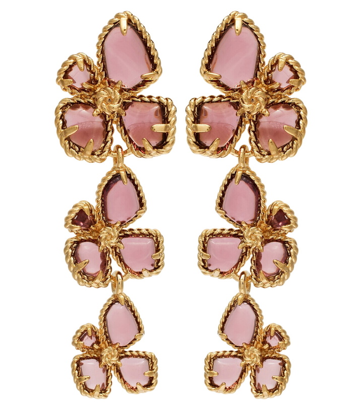 Photo: Zimmermann Bloom Large embellished drop earrings