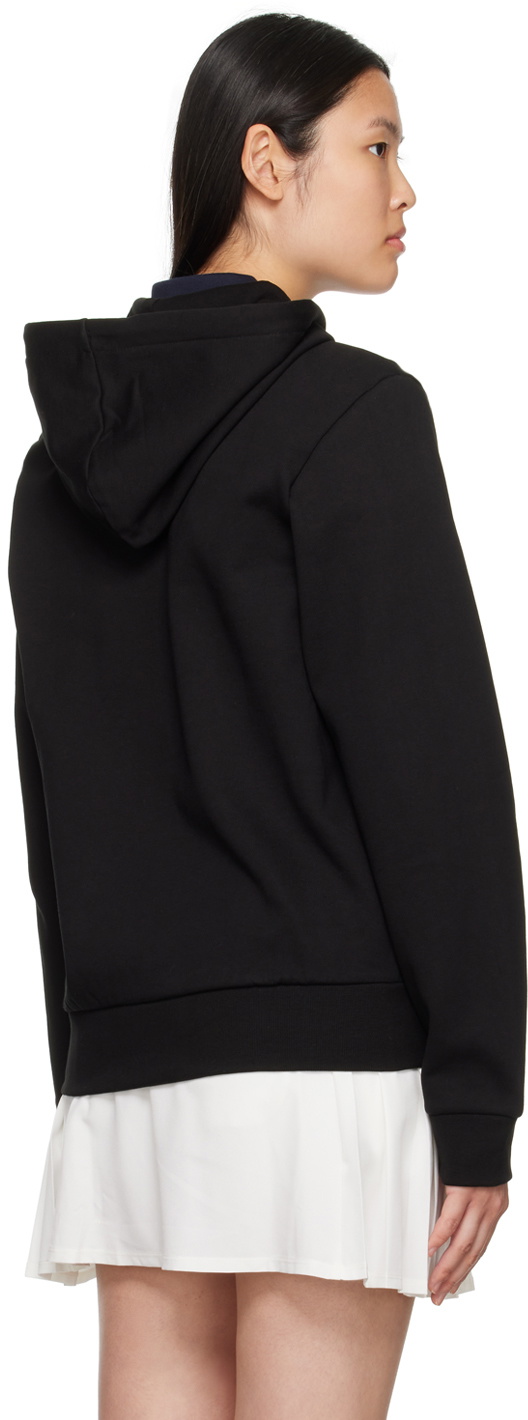Lacoste Black Zipped Hoodie