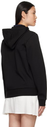 Lacoste Black Zipped Hoodie