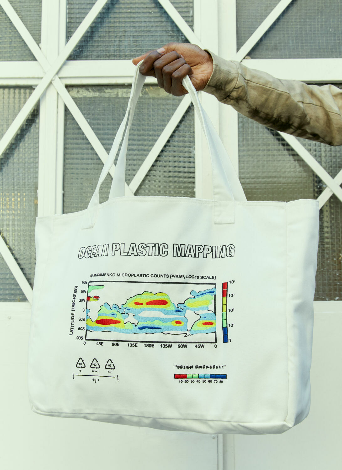 Space Available Ocean Mapping Tote Bag