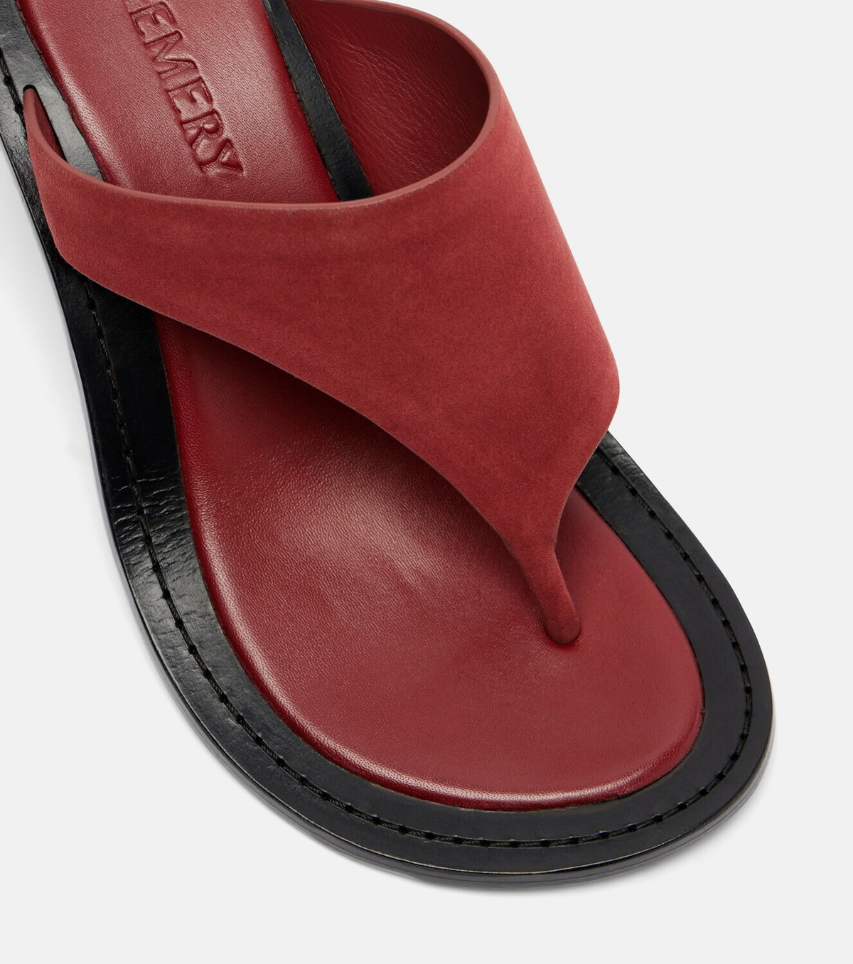 A.Emery Hardie suede thong sandals
