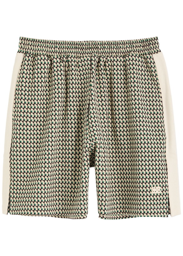 Photo: Wales Bonner Power Intarsia Cotton-blend Shorts Beige
