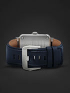 Bell & Ross - BR 03-93 GMT BLUE Automatic Stainless Steel Watch, Ref. BR0393-BLU-ST/SCA
