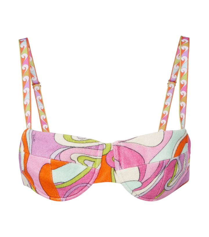 Photo: Pucci Orchidee cotton terry bikini top