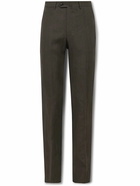 De Petrillo - Slim-Fit Linen Suit Trousers - Brown