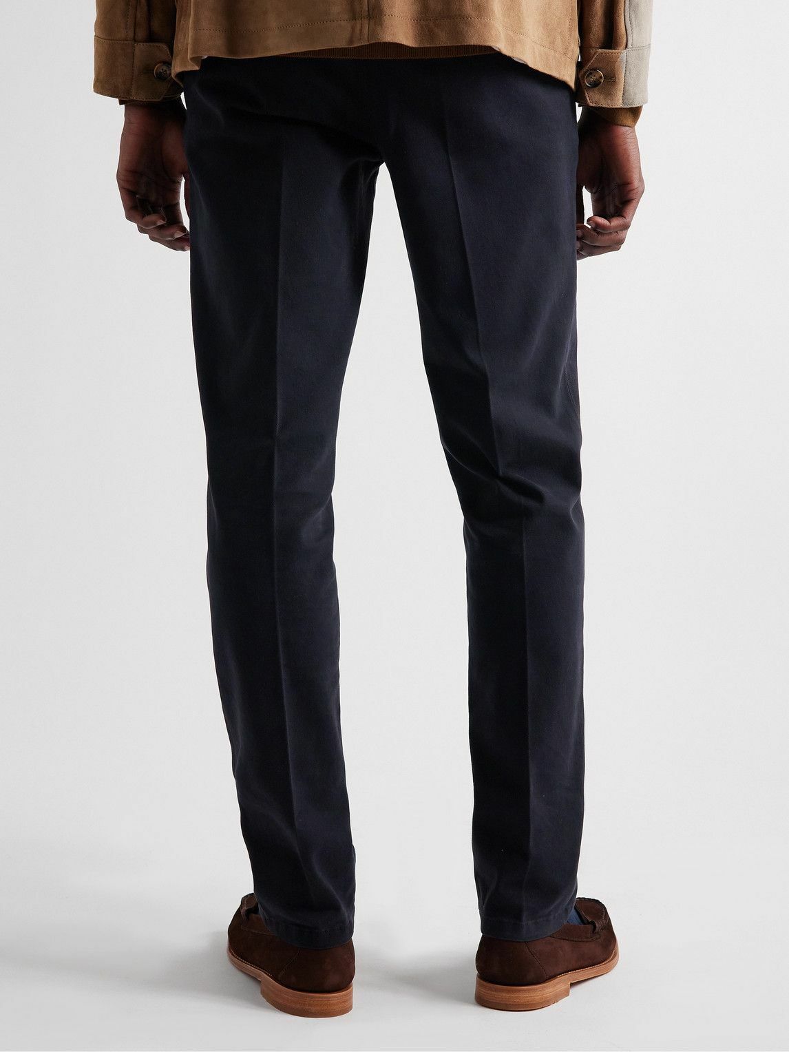 Chino Boglioli Bianco Crema – Regular Fit – Taglia 35 (EU 52) – Nuovo Con Etichette – Made In Italy