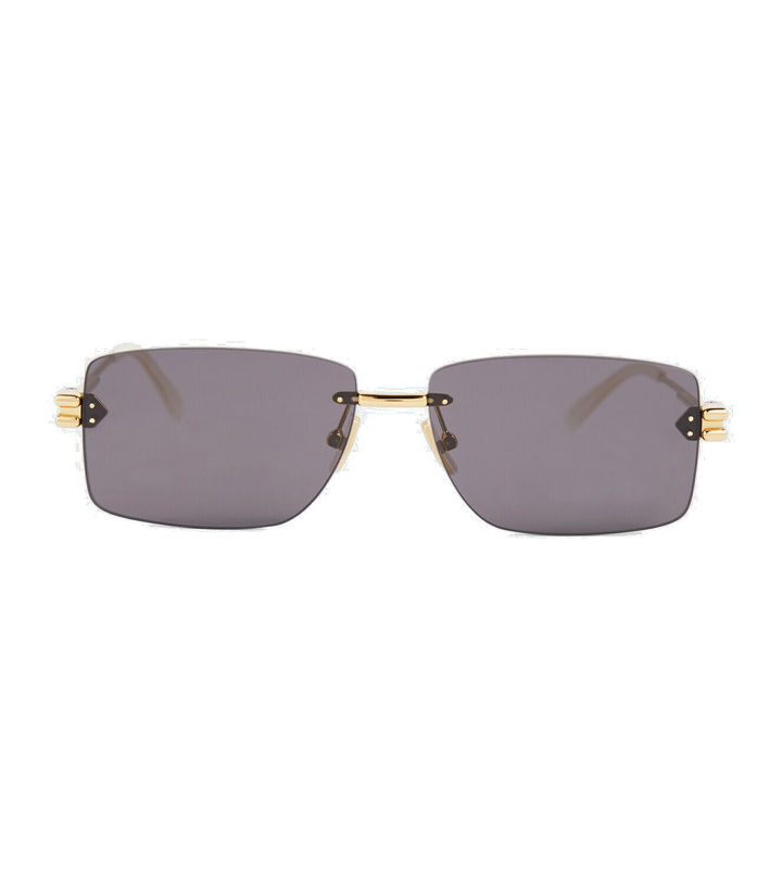 Photo: Bottega Veneta - Metal sunglasses