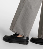 Loewe Blaze leather penny loafers