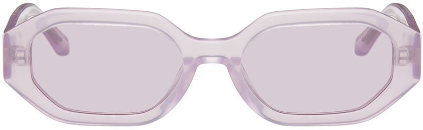 The Attico Pink Linda Farrow Edition Irene Sunglasses The Attico display picture 2