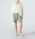 Frescobol Carioca Safra linen-blend shirt