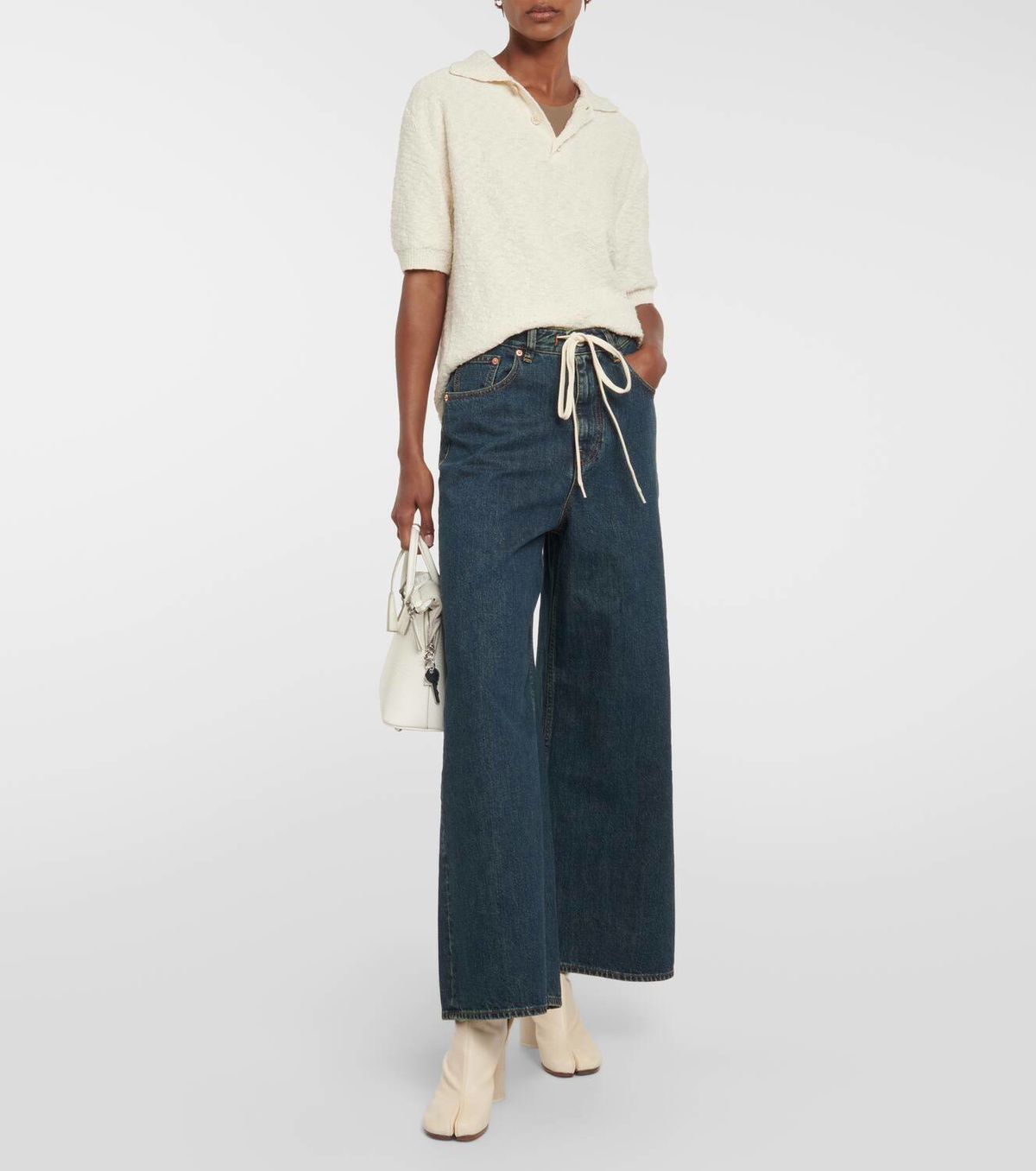 MM6 Maison Margiela High-rise wide-leg jeans MM6 Maison Margiela