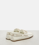 Gucci Interlocking G leather boat shoes