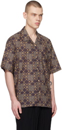 Acne Studios Brown Printed Shirt