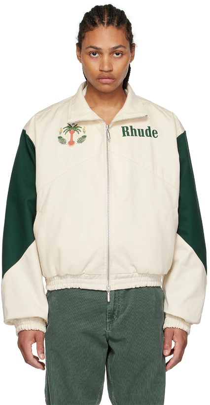 Photo: Rhude Off-White Cotton Jacket