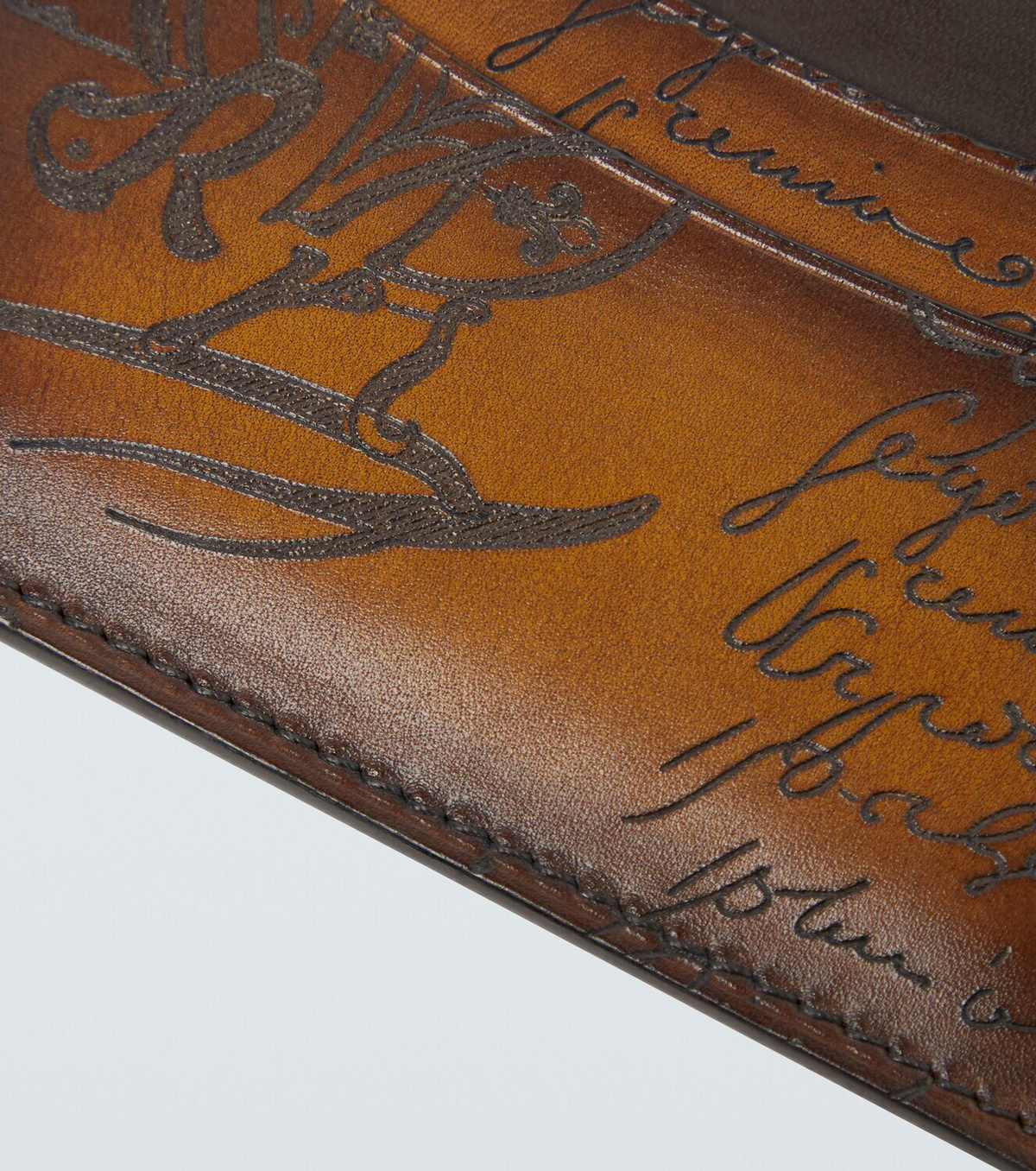 Berluti Bambou Scritto leather card holder Berluti