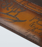 Berluti Bambou Scritto leather card holder