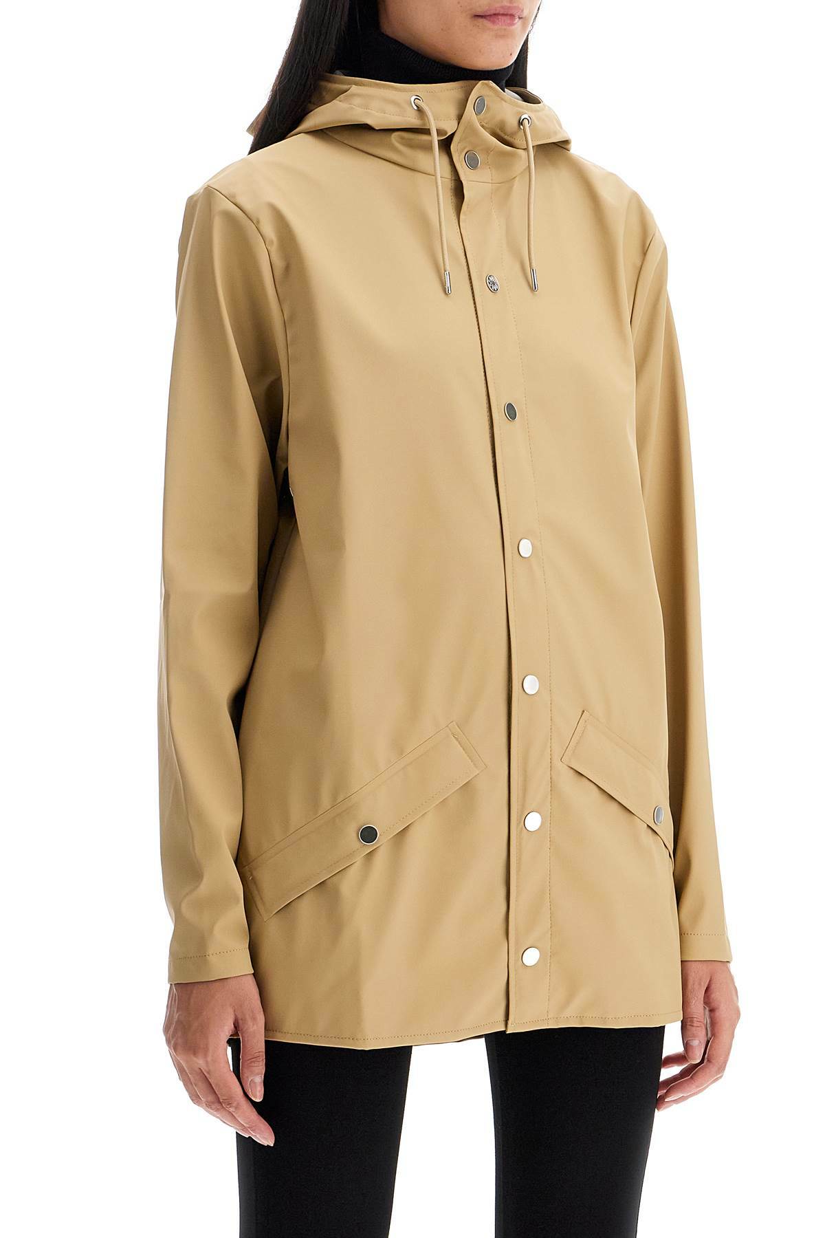 RAINS unisex rain jacket Beige
