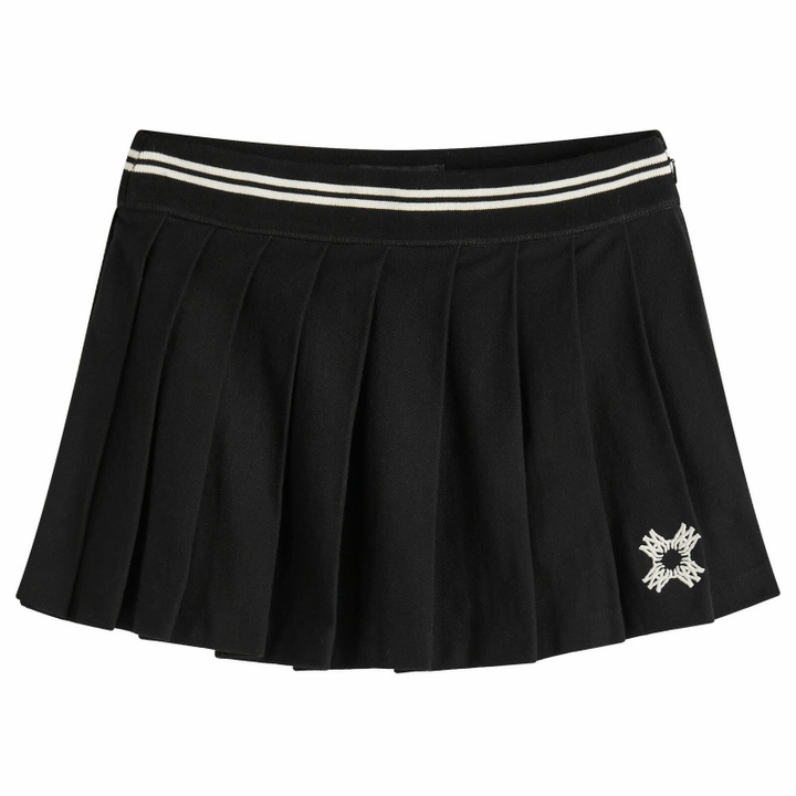Photo: AMIRI Women's Pleated Mini Skirt in Black