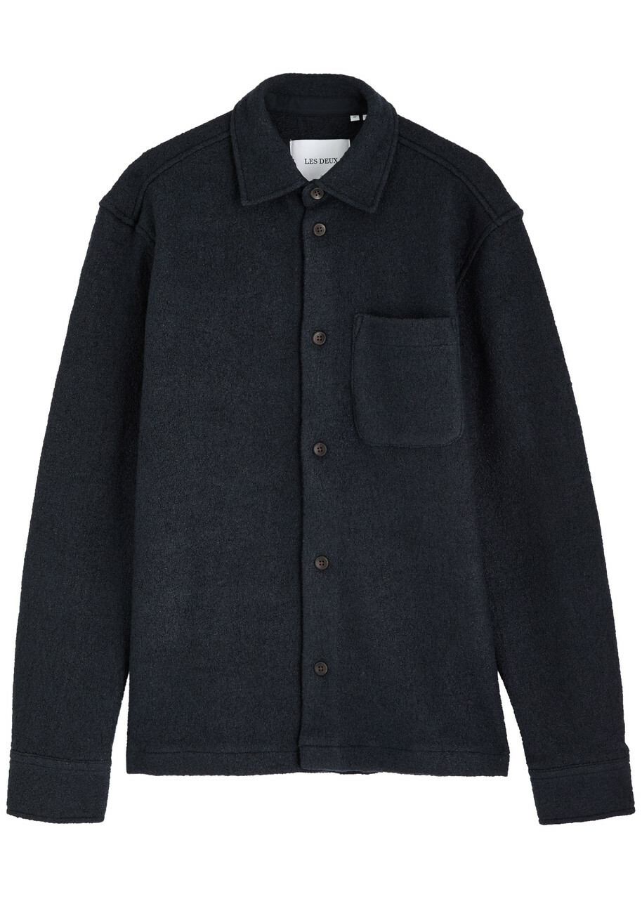 Les Deux Kaleb Flower Jacquard Overshirt - Monk’s Robe