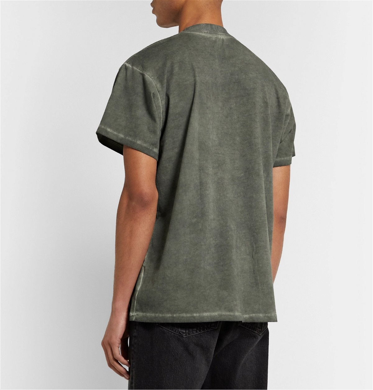 BILLY - Joseph Garment-Dyed Cotton-Jersey T-Shirt - Gray