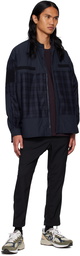 Comme des Garçons Homme Black Plaid Jacket