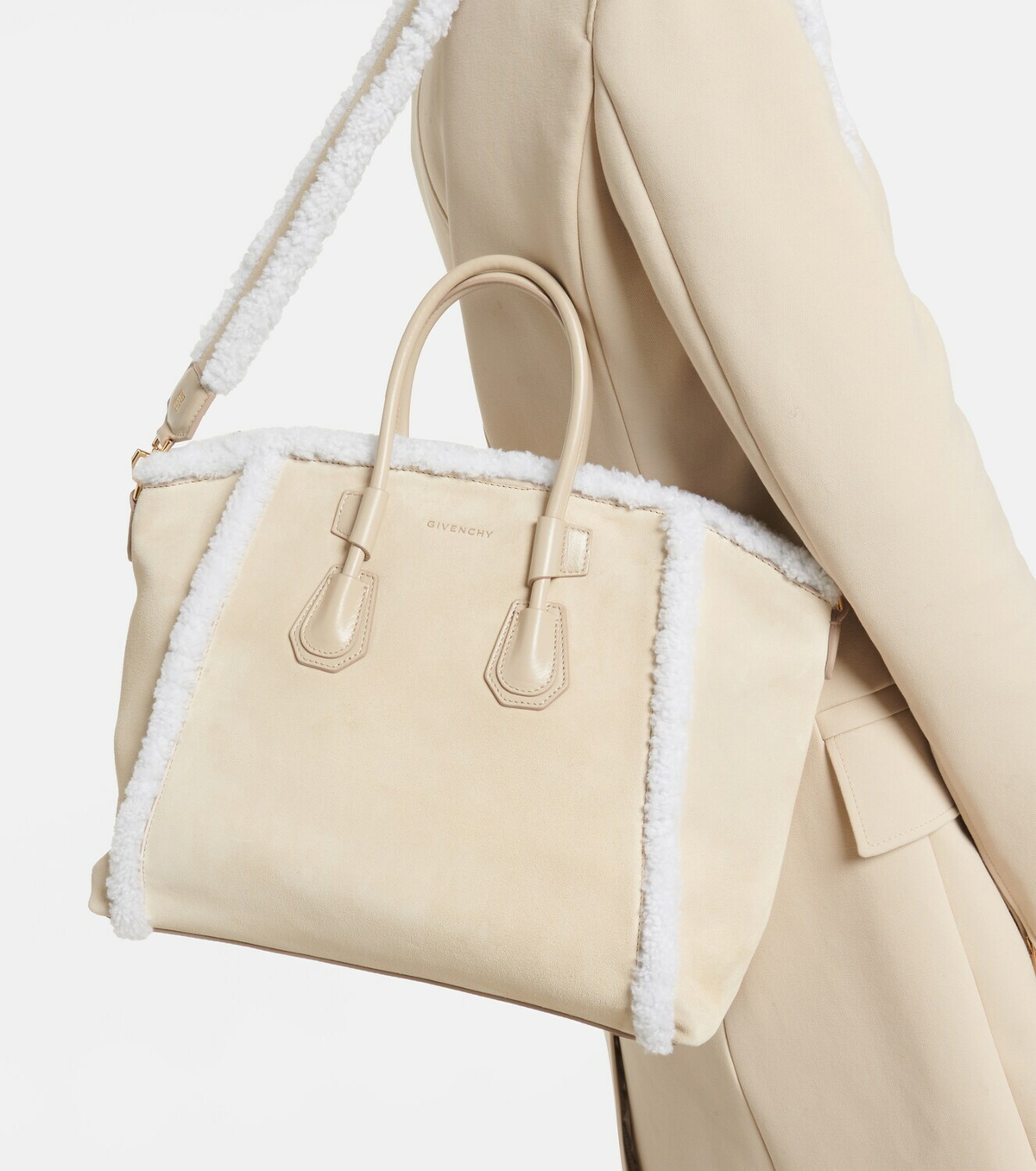 Givenchy Antigona Sport Small suede tote bag Givenchy