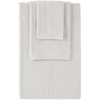 Tekla Grey Organic Three-Piece Towel Set