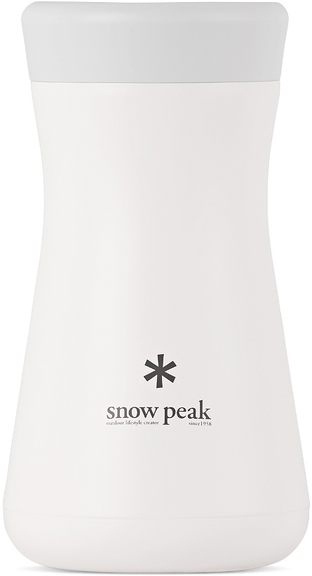 Photo: Snow Peak White Tsuzumi Bottle, 350 mL