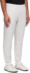 AAPE by A Bathing Ape Gray Logo Patch Sweatpants