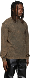 Han Kjobenhavn Brown Distressed T-Shirt