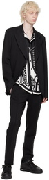 Dolce & Gabbana Black Pinstripe Blazer